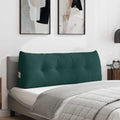 Cuscino per Schiena Verde Scuro 120 x 24 x 50 cm Tessuto