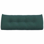 Cuscino per Schiena Verde Scuro 120 x 24 x 50 cm Tessuto