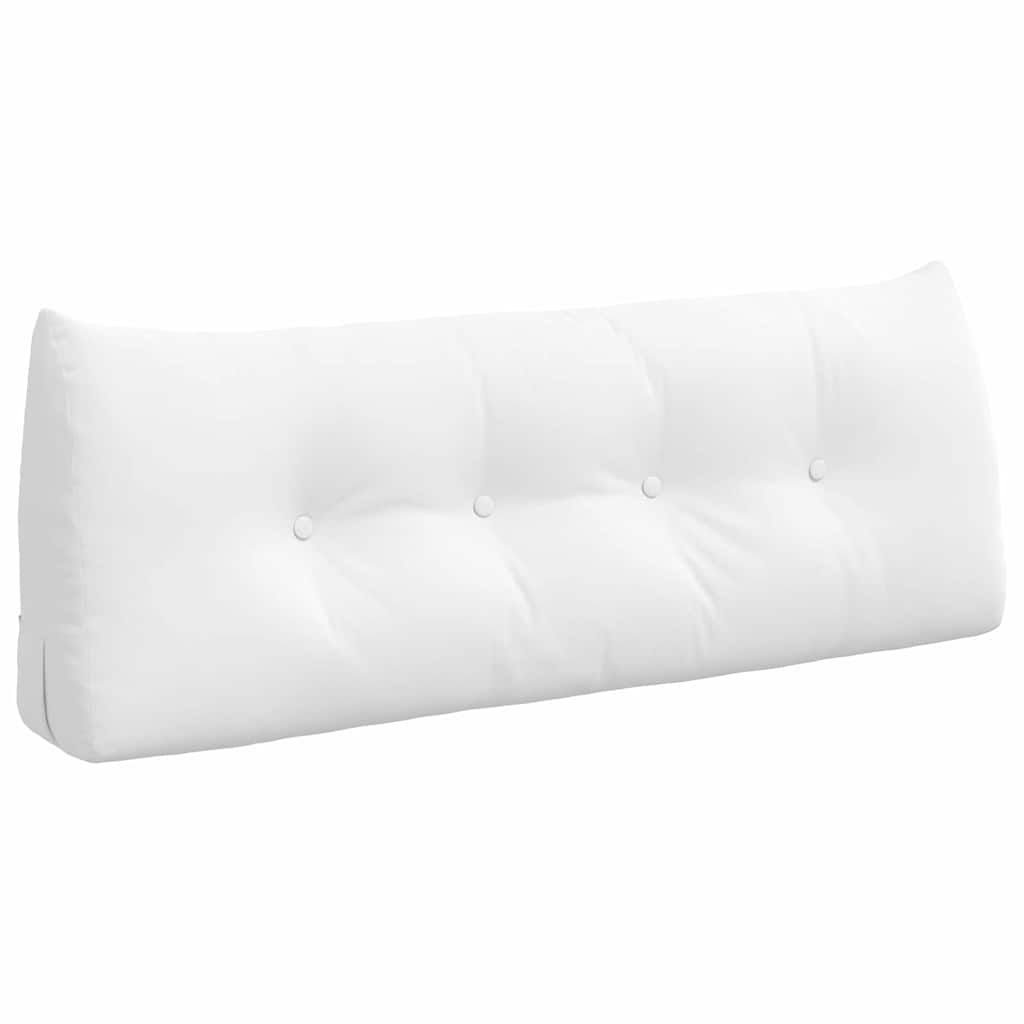 Cuscino per Schiena Bianco 120 x 24 x 50 cm Tessuto