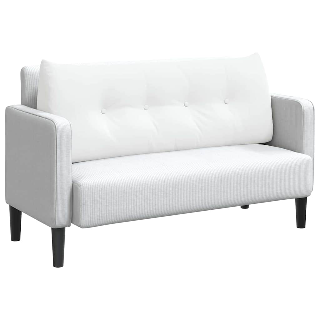 Cuscino per Schiena Bianco 120 x 24 x 50 cm Tessuto