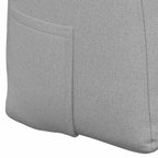 Cuscino per Schiena Grigio Nuvola 120 x 24 x 50 cm Tessuto