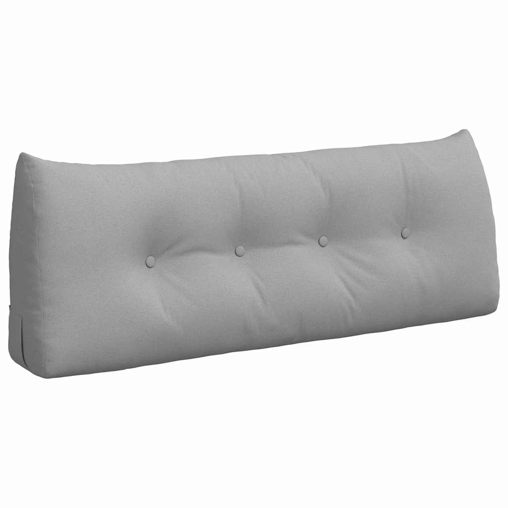 Cuscino per Schiena Grigio Nuvola 120 x 24 x 50 cm Tessuto
