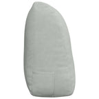 Cuscino per Schiena Grigio chiaro 120 x 24 x 50 cm Velluto