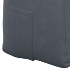 Cuscino per Schiena Grigio scuro 120 x 24 x 50 cm Velluto