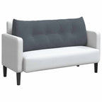 Cuscino per Schiena Grigio scuro 120 x 24 x 50 cm Velluto