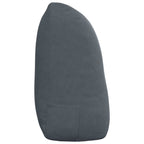 Cuscino per Schiena Grigio scuro 120 x 24 x 50 cm Velluto