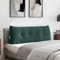 Cuscino per Schiena Verde Scuro 120 x 24 x 50 cm Velluto