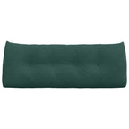 Cuscino per Schiena Verde Scuro 120 x 24 x 50 cm Velluto