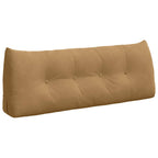 Cuscino per Schiena Marrone 120 x 24 x 50 cm Velluto