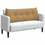 Cuscino per Schiena Marrone 120 x 24 x 50 cm Velluto