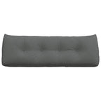 Cuscino per Schiena Grigio scuro 140 x 24 x 50 cm Tessuto