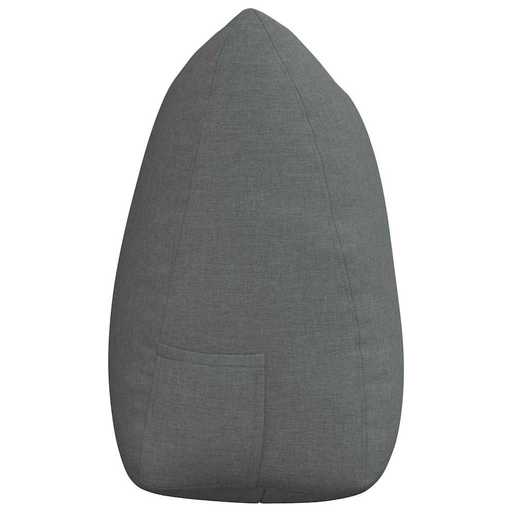 Cuscino per Schiena Grigio scuro 140 x 24 x 50 cm Tessuto