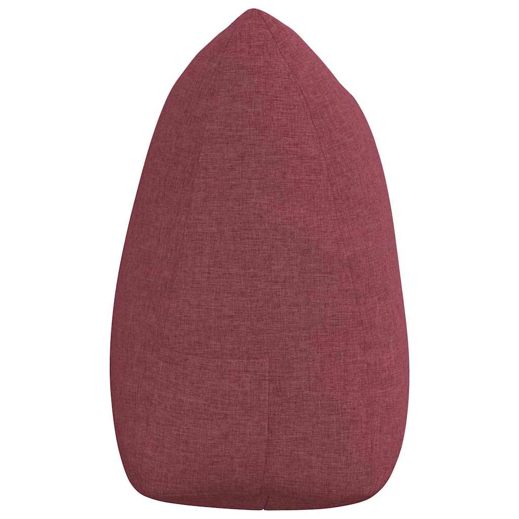 Cuscino per Schiena Rosso Vino 140 x 24 x 50 cm Tessuto