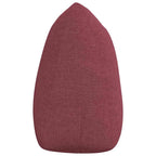 Cuscino per Schiena Rosso Vino 140 x 24 x 50 cm Tessuto