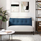 Cuscino per Schiena Blu 140 x 24 x 50 cm Tessuto