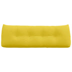 Cuscino per Schiena Giallo Chiaro 140 x 24 x 50 cm Tessuto