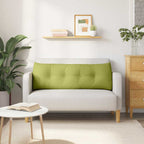 Cuscino per Schiena Verde chiaro 140 x 24 x 50 cm Tessuto