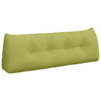 Cuscino per Schiena Verde chiaro 140 x 24 x 50 cm Tessuto