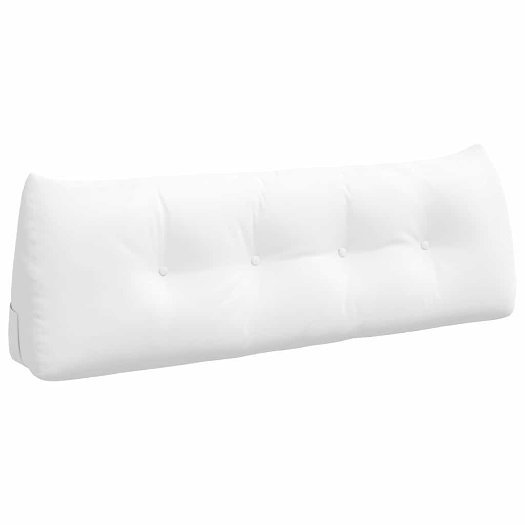 Cuscino per Schiena Bianco 140 x 24 x 50 cm Tessuto