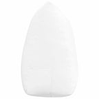 Cuscino per Schiena Bianco 140 x 24 x 50 cm Tessuto