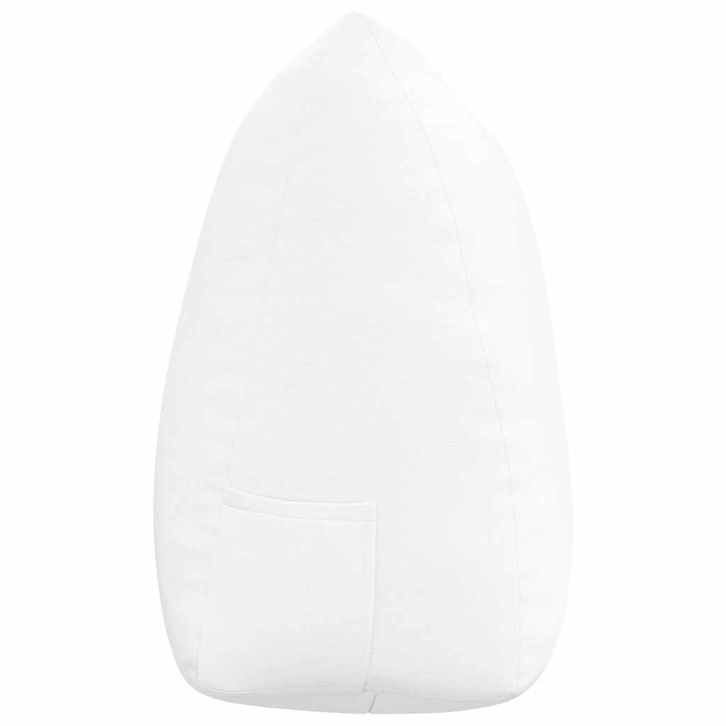 Cuscino per Schiena Bianco 140 x 24 x 50 cm Tessuto
