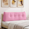 Cuscino per Schiena Rosa 140 x 24 x 50 cm Tessuto