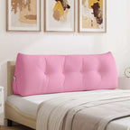 Cuscino per Schiena Rosa 140 x 24 x 50 cm Tessuto