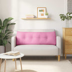 Cuscino per Schiena Rosa 140 x 24 x 50 cm Tessuto