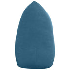 Cuscino per Schiena Blu 140 x 24 x 50 cm Velluto