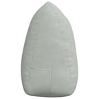 Cuscino per Schiena Grigio chiaro 140 x 24 x 50 cm Velluto