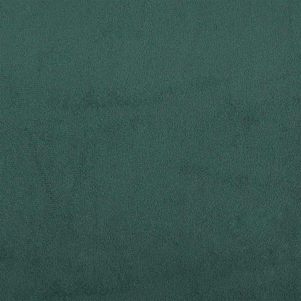 Cuscino per Schiena Verde Scuro 140 x 24 x 50 cm Velluto