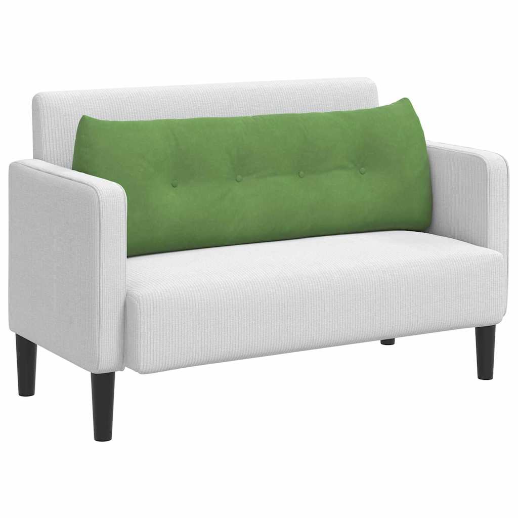 Cuscino per Schiena Verde chiaro 140 x 24 x 50 cm Velluto