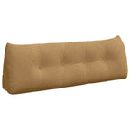 Cuscino per Schiena Marrone 140 x 24 x 50 cm Velluto