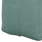 Cuscino per Schiena Verde Mare 140 x 24 x 50 cm Velluto