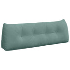 Cuscino per Schiena Verde Mare 140 x 24 x 50 cm Velluto