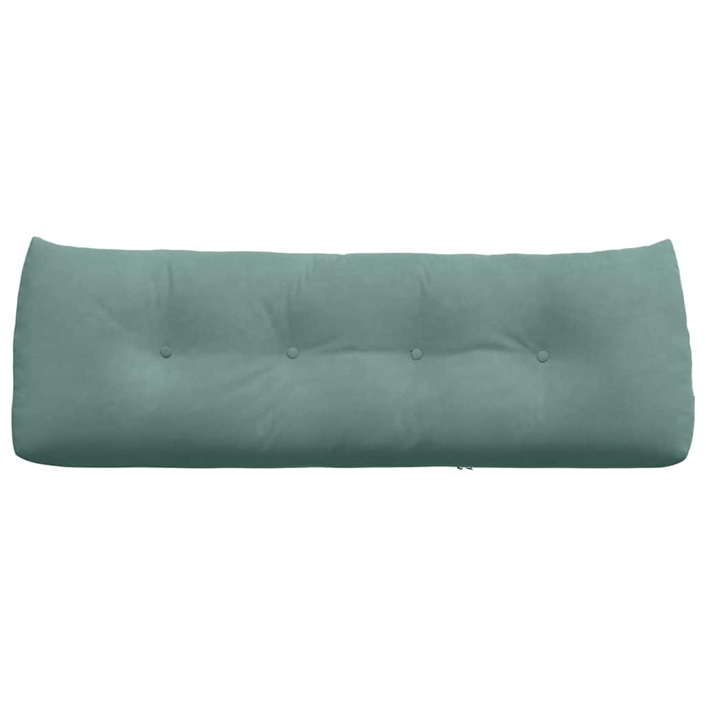 Cuscino per Schiena Verde Mare 140 x 24 x 50 cm Velluto