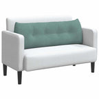 Cuscino per Schiena Verde Mare 140 x 24 x 50 cm Velluto