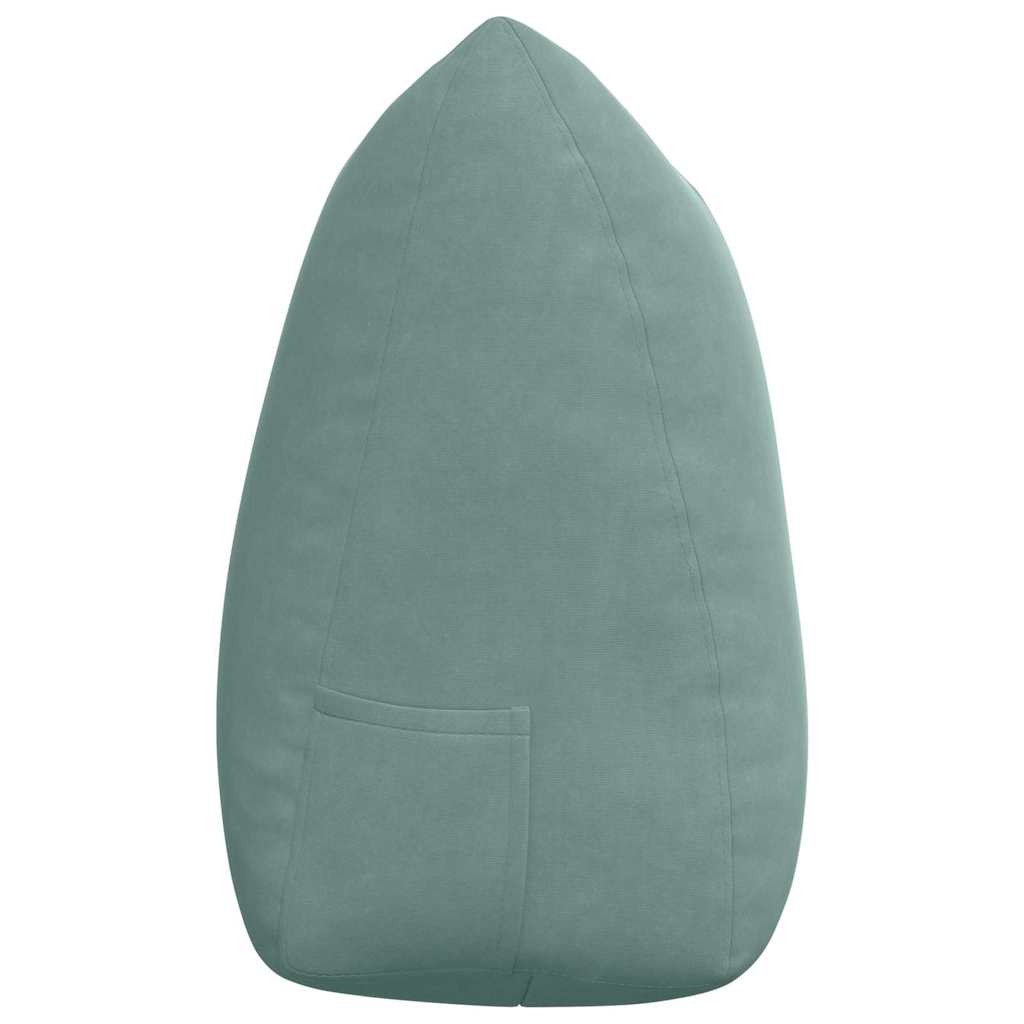 Cuscino per Schiena Verde Mare 140 x 24 x 50 cm Velluto