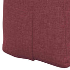Cuscino per Schiena Rosso Vino 160 x 24 x 50 cm Tessuto