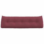 Cuscino per Schiena Rosso Vino 160 x 24 x 50 cm Tessuto
