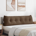 Cuscino per Schiena Marrone 160 x 24 x 50 cm Tessuto