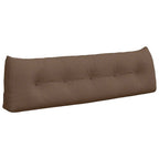 Cuscino per Schiena Marrone 160 x 24 x 50 cm Tessuto