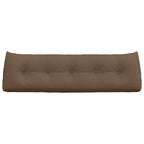 Cuscino per Schiena Marrone 160 x 24 x 50 cm Tessuto