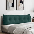Cuscino per Schiena Verde Scuro 160 x 24 x 50 cm Tessuto