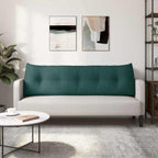 Cuscino per Schiena Verde Scuro 160 x 24 x 50 cm Tessuto
