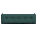 Cuscino per Schiena Verde Scuro 160 x 24 x 50 cm Tessuto