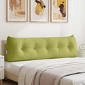 Cuscino per Schiena Verde chiaro 160 x 24 x 50 cm Tessuto