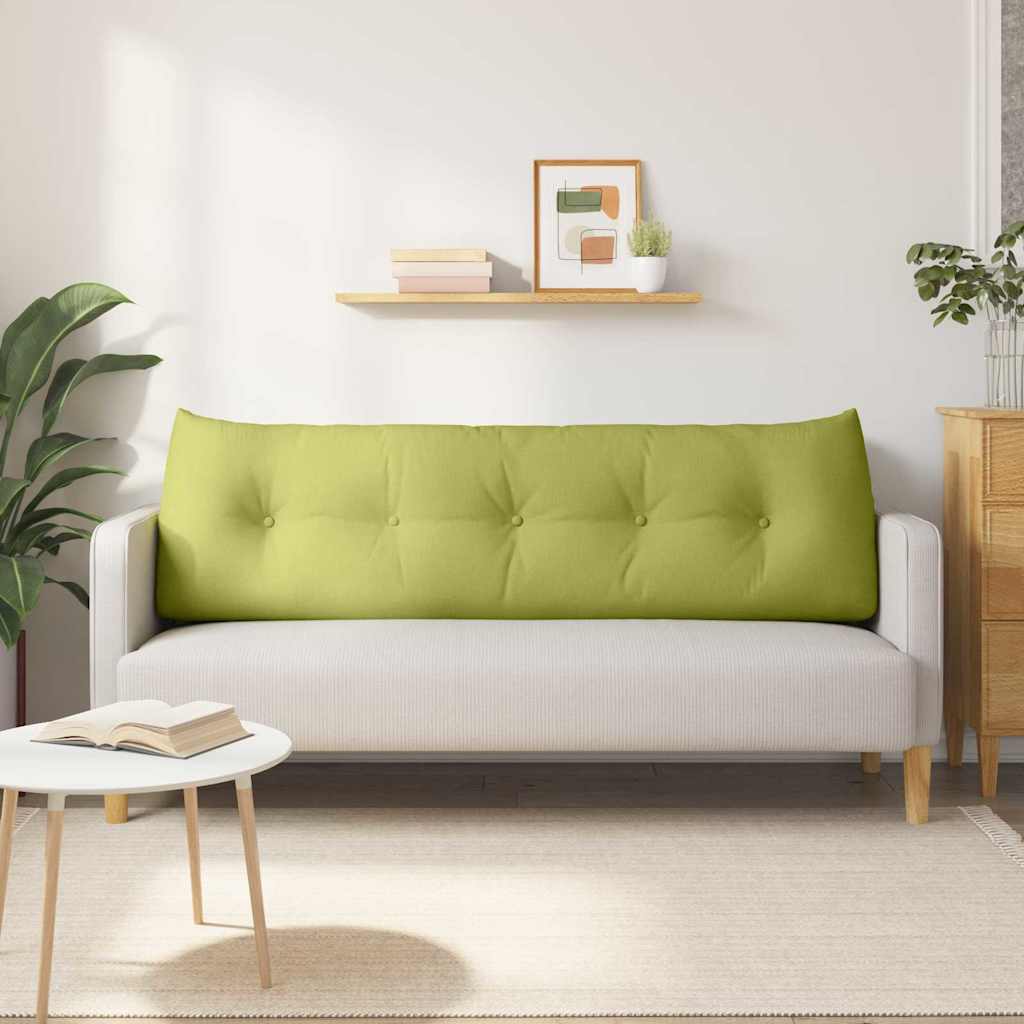 Cuscino per Schiena Verde chiaro 160 x 24 x 50 cm Tessuto