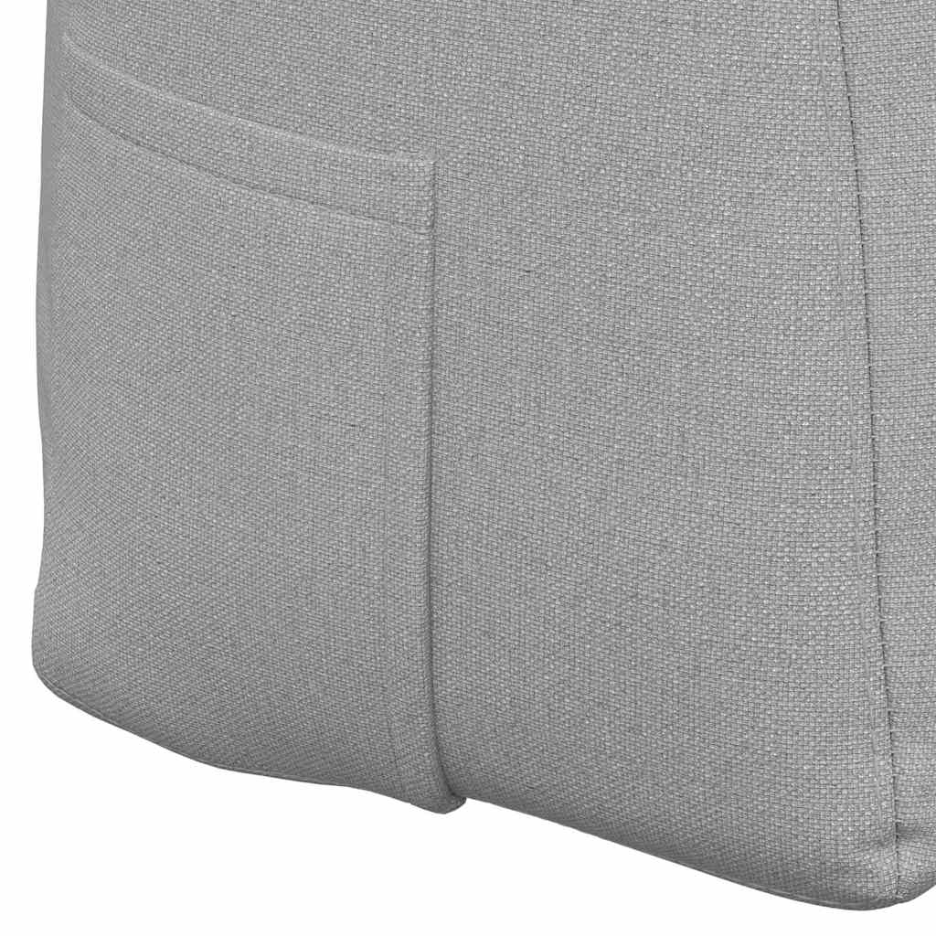 Cuscino per Schiena Grigio Nuvola 160 x 24 x 50 cm Tessuto
