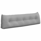 Cuscino per Schiena Grigio Nuvola 160 x 24 x 50 cm Tessuto